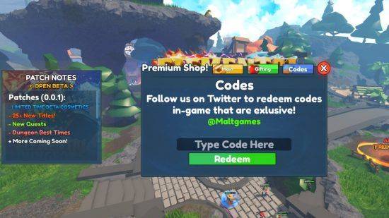 リリースされた新しいElemental Dungeons Redeem Code！