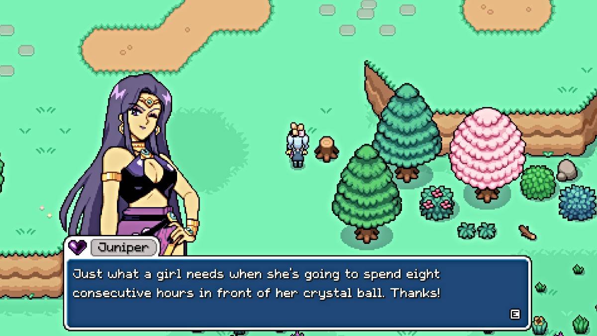 미스트리아의 들판에 있는 주니퍼