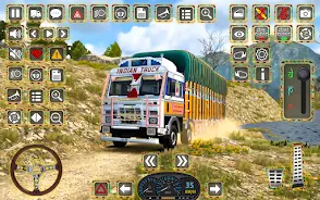 Offroad Cargo Truck Driving 3D Captura de tela 2