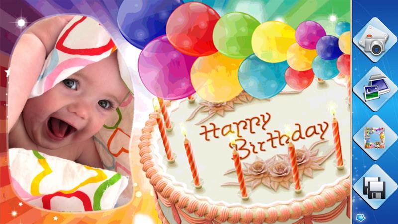 Birthday Frames Ảnh chụp màn hình 4