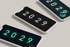 Flip clock & floating widget Captura de pantalla 3