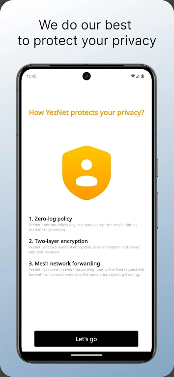 YezNet - Next generation VPN स्क्रीनशॉट 3