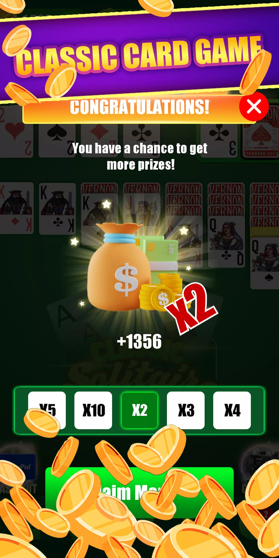 Funny Solitaire-Card Game ภาพหน้าจอ 2