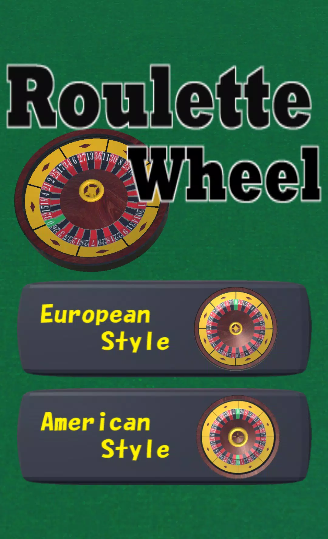 Roulette Wheel Schermafbeelding 1