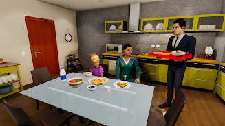 Virtual Daddy Family Life Game Captura de pantalla 1