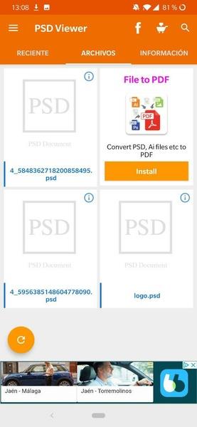 PSD Viewer Screenshot 2