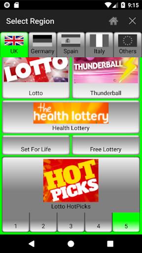 Lotto Number Generator for EUR 스크린샷 2