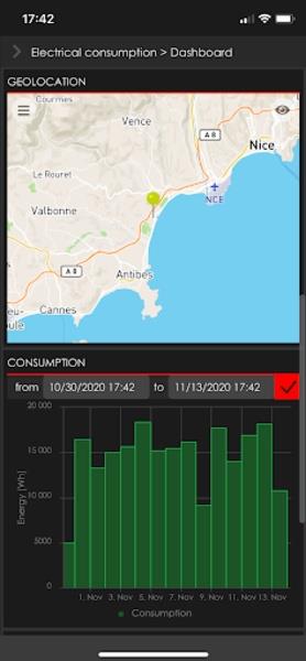 Schermata Expercité IOT Platform 3