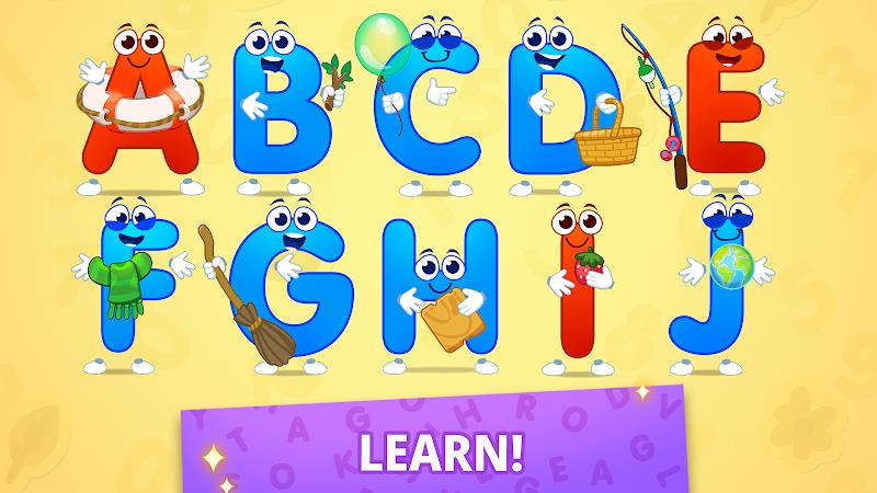 ABC kids! Alphabet, letters Captura de tela 3