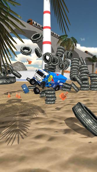 Stunt Truck Jumping Mod Ekran Görüntüsü 3