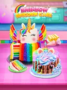 Rainbow Unicorn Cake Zrzut ekranu 4