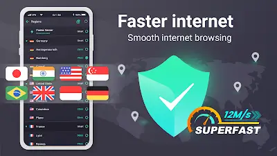 Touch VPN - Fast Wifi Security Capture d'écran 1