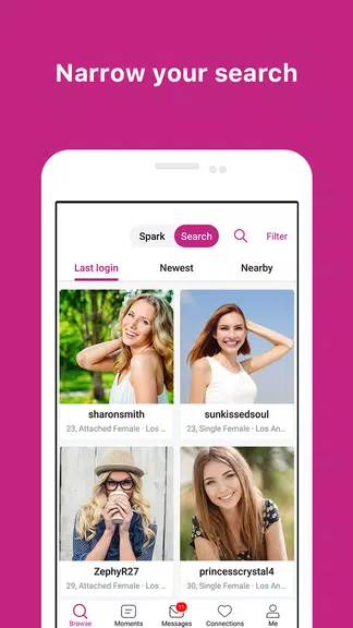 Pure Affair NSA Hookup Finder App - Hook up Dating Screenshot 2