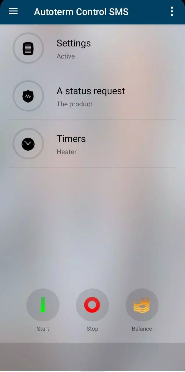 Autoterm Control SMS Capture d'écran 2