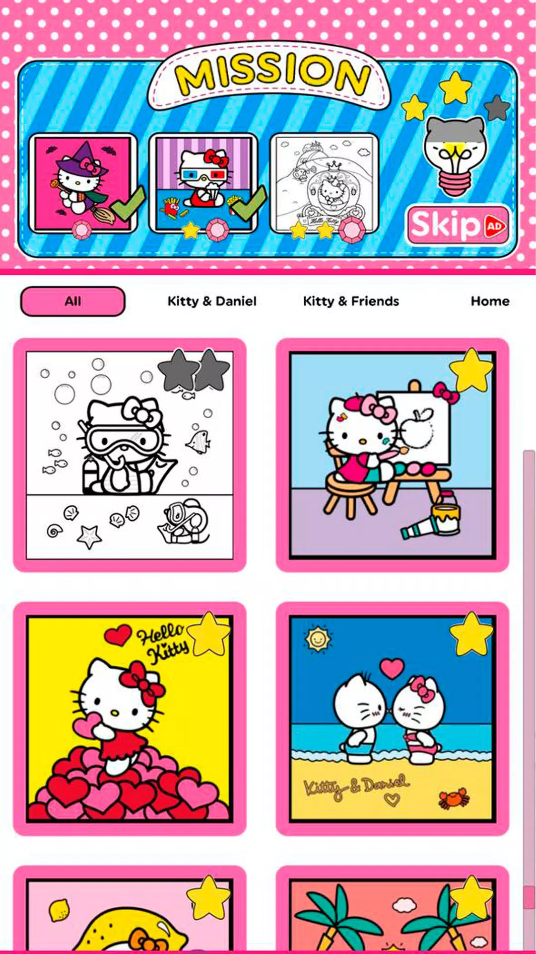 Schermata Hello Kitty: Coloring Book 2