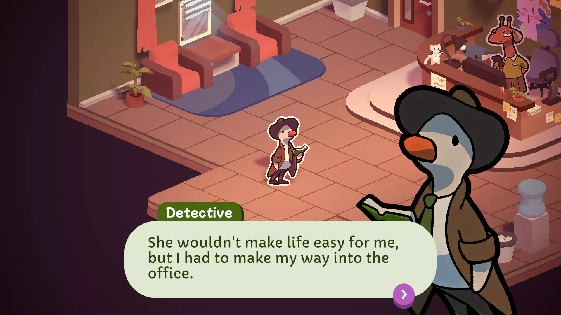 Duck Detective: Secret Salami Ảnh chụp màn hình 1