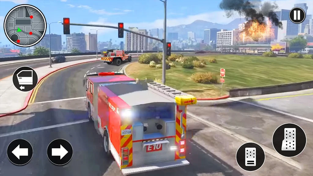 City Emergency Driving Games ภาพหน้าจอ 2