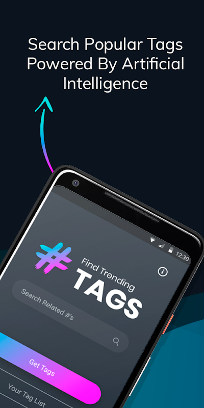 Likes With Tags - Hashtag Generator for Instagram Captura de pantalla 1