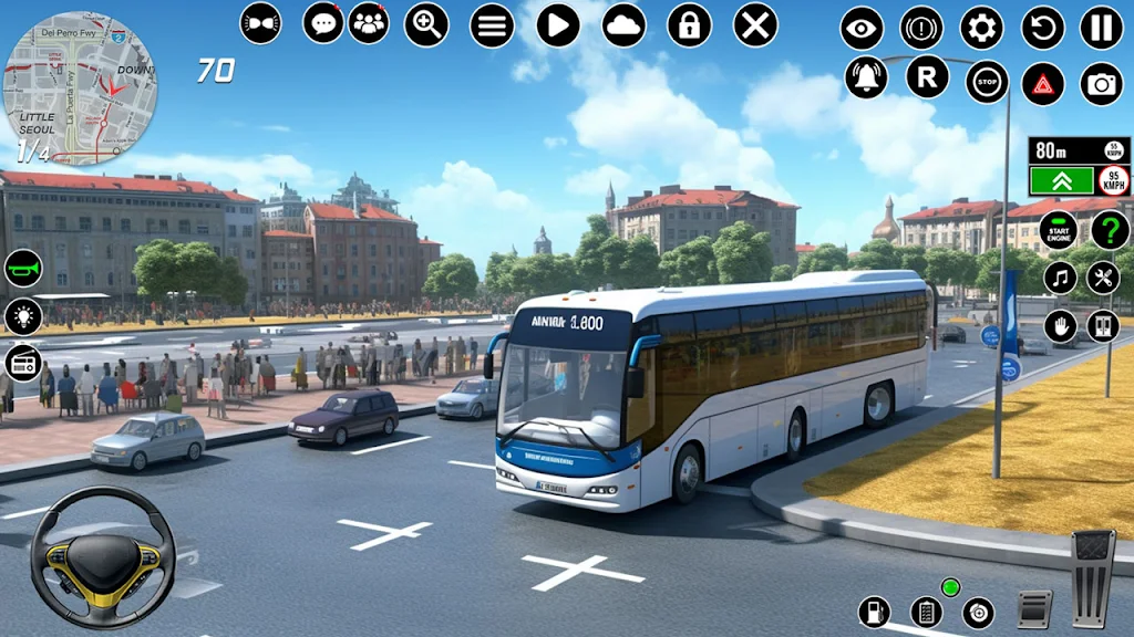 Indian Bus Driver: Bus Game Captura de pantalla 4