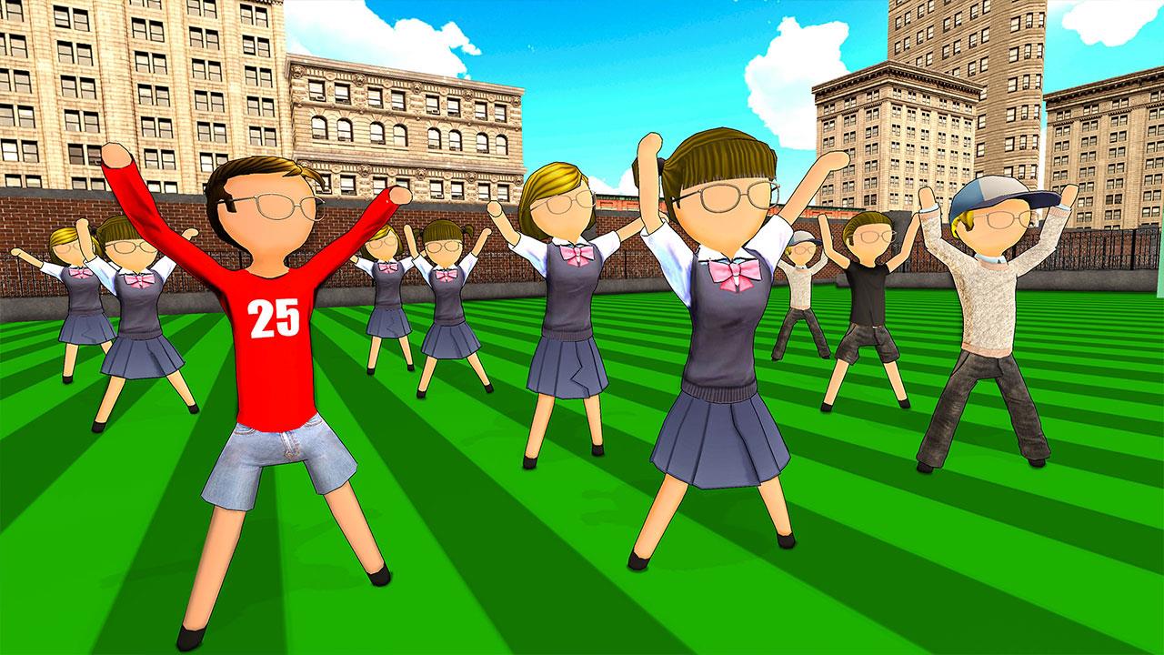 Stickman High School Girl Game スクリーンショット 3