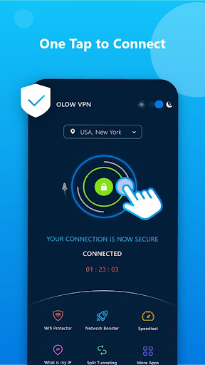 OLOW VPN - Anonymous Surfing Tangkapan skrin 1