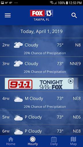 FOX 13 Tampa: SkyTower Weather स्क्रीनशॉट 1