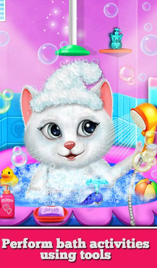 Schermata Kitty Nail Salon Daycare Cute 2