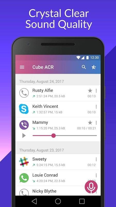 Call Recorder – Cube ACR ဖန်သားပြင်ဓာတ်ပုံ 1