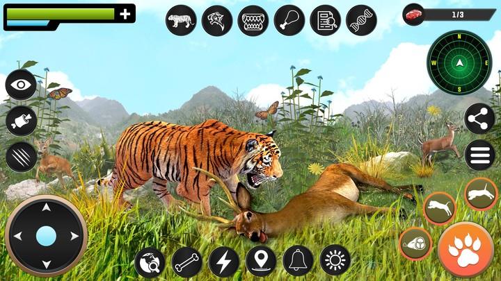 Tiger Simulator Animal Game 3D स्क्रीनशॉट 4