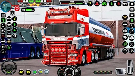 US Oil Tanker Truck Drive Sim Schermafbeelding 2