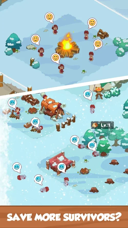 Icy Village: Tycoon Survival ဖန်သားပြင်ဓာတ်ပုံ 3