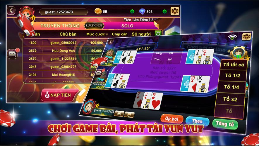 4Play - Xì Tố Xì Phé Online Capture d'écran 2