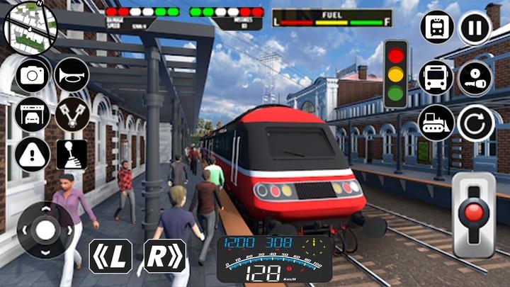 Indian Train Racing Games Скриншот 1