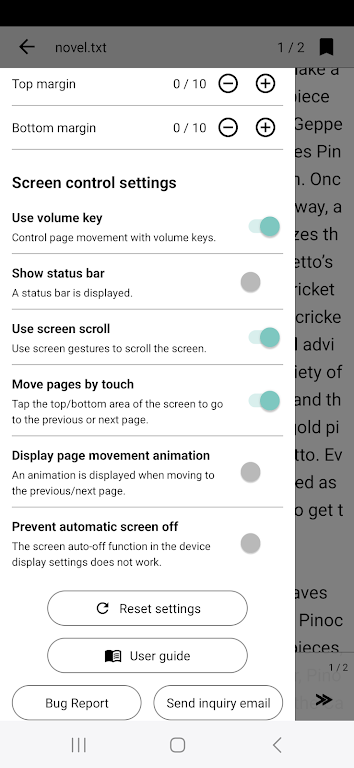 Readbook - Text Viewer Ekran Görüntüsü 3