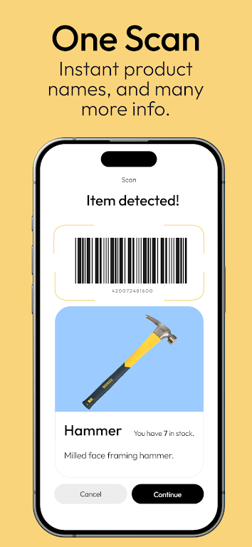 Amoa: easy scanner & inventory Schermafbeelding 1