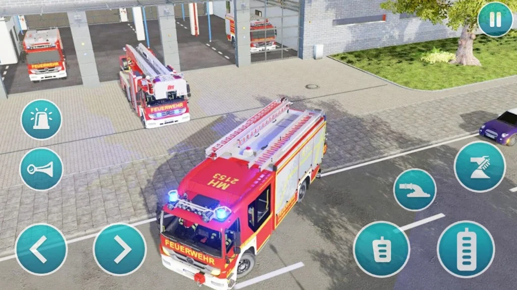 Emergency Police Fire Truck 3d 스크린샷 4