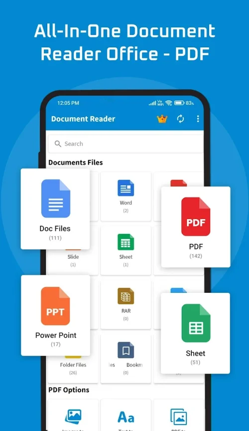 Schermata Document Reader 1