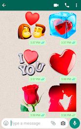 Romantic Stickers for WhatsApp应用截图第1张