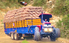 Tractor Trolley Farming Games ภาพหน้าจอ 1