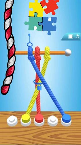 Twisted Tangle Knot 3D Game Скриншот 2