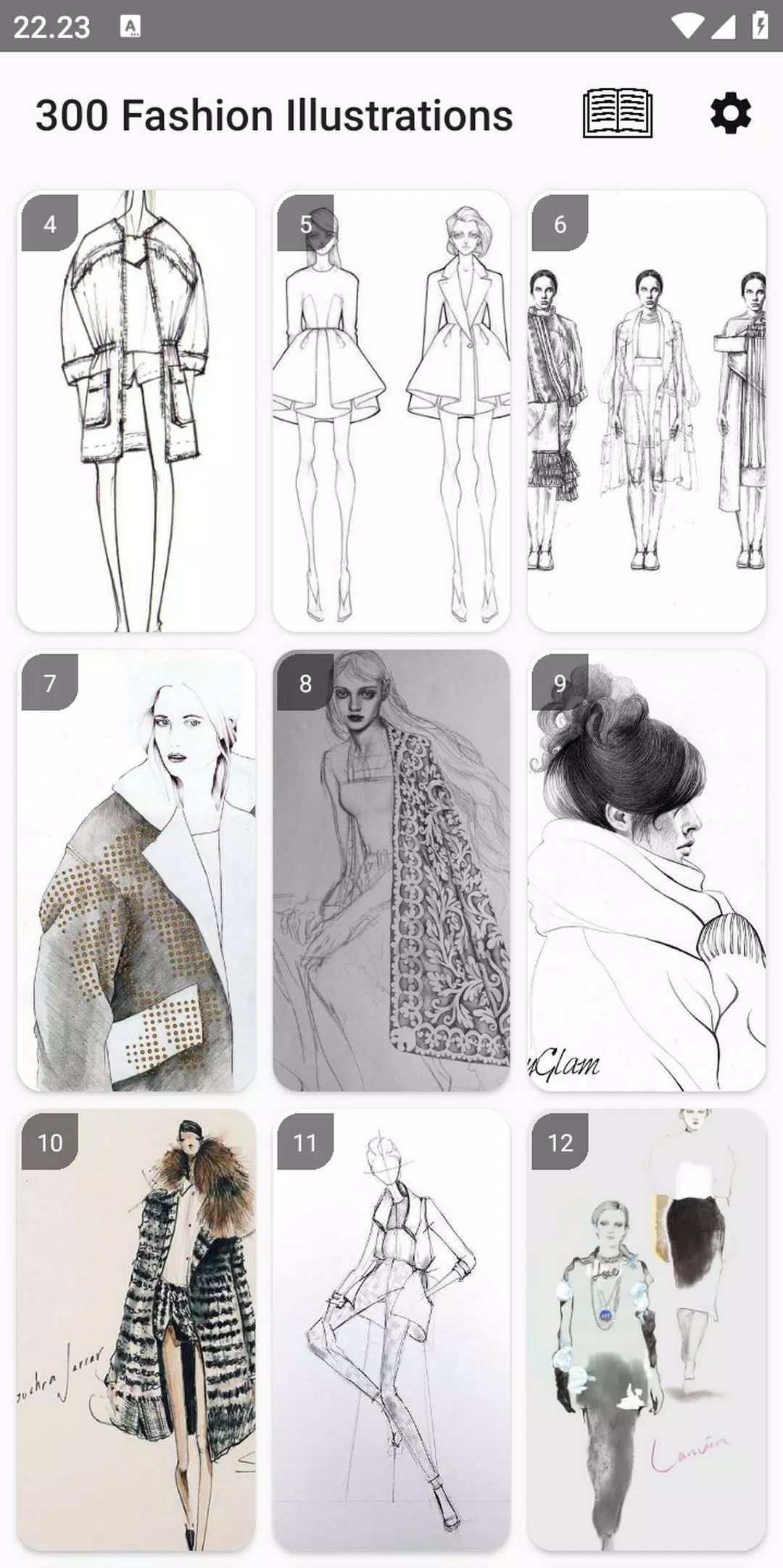 300 Fashion Illustrations應用截圖第1張