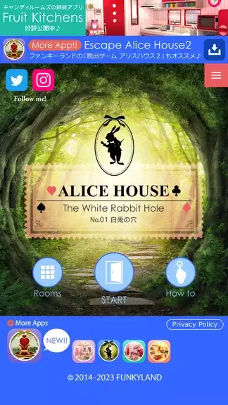 Schermata Escape Alice House 2