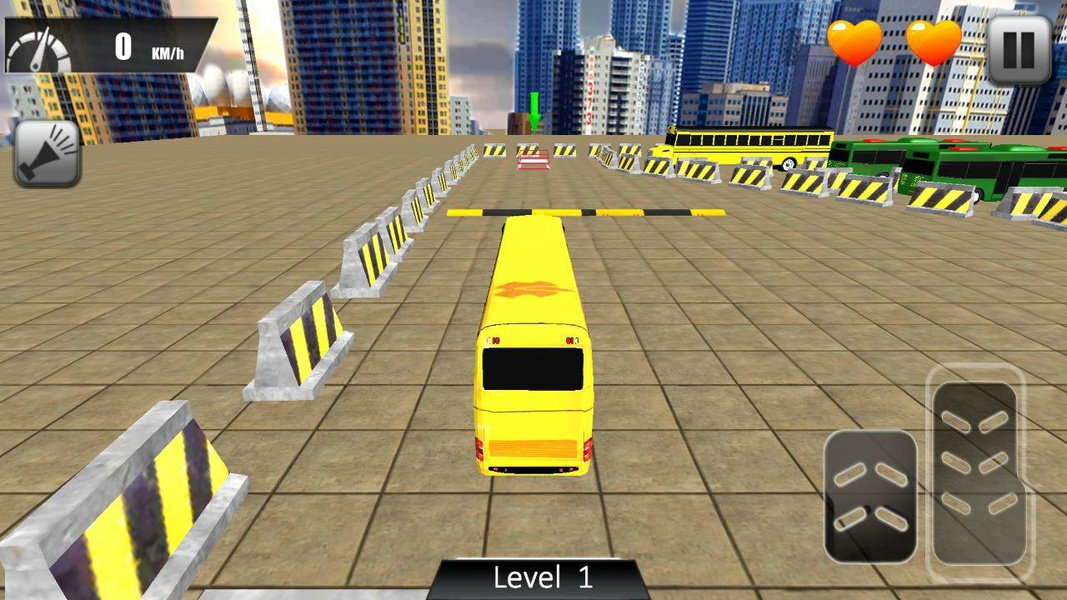 Modern Bus Drive Parking 3D Ekran Görüntüsü 1