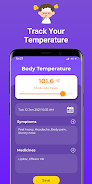 Schermata Body Temperature App 1