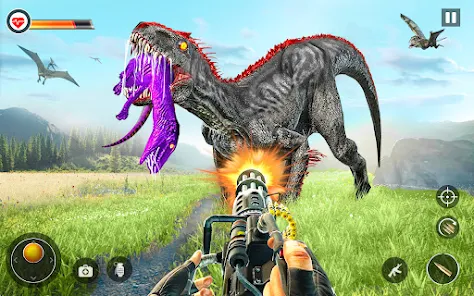 Dino Hunter Sniper 3d: Dinosaur Free FPS Shooting Zrzut ekranu 3