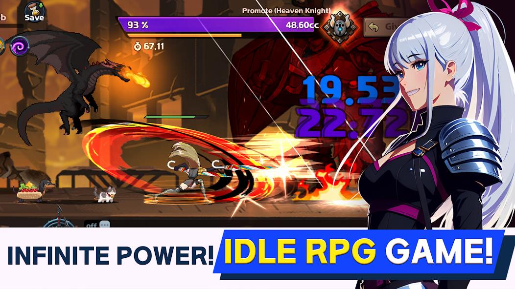 Dual Blader : Idle Action RPG Mod ဖန်သားပြင်ဓာတ်ပုံ 2