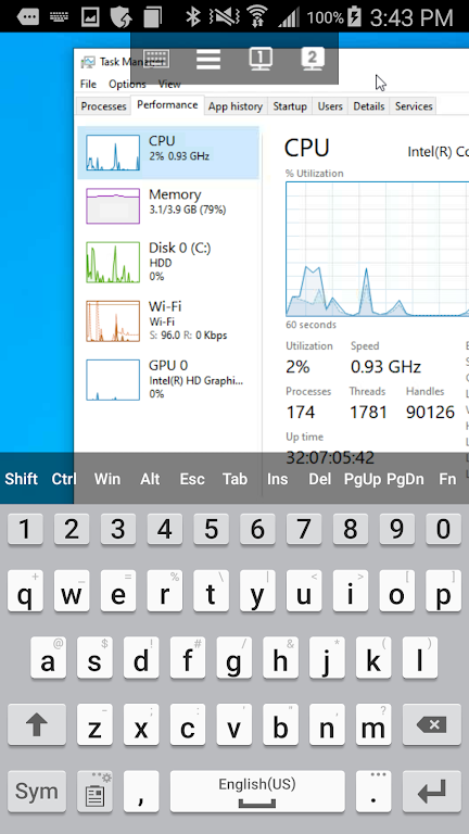 DualMon Remote Access スクリーンショット 2