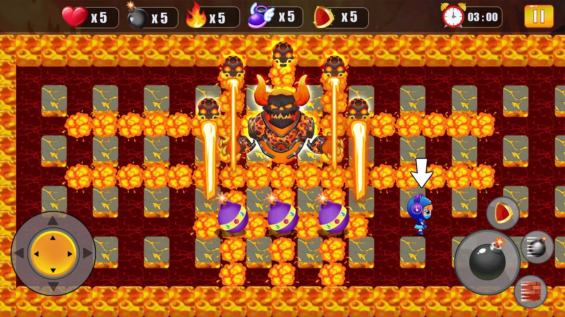 Bomber Battle : Bomb Man Arena ภาพหน้าจอ 4