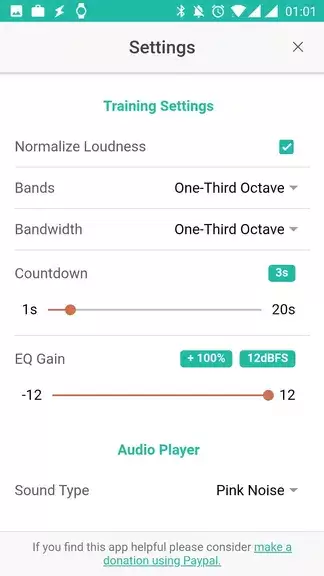 Audio Training EQ and Feedback ภาพหน้าจอ 2