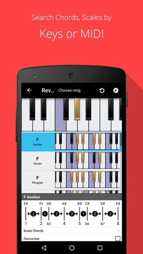 Piano Chord, Scale, Progressio Screenshot 3